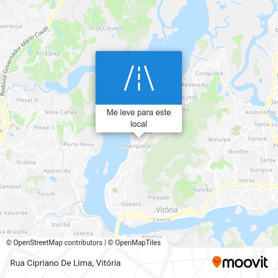 Rua Cipriano De Lima mapa
