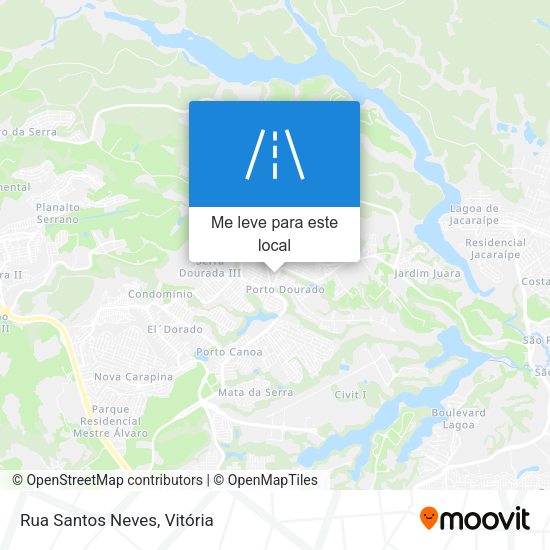 Rua Santos Neves mapa