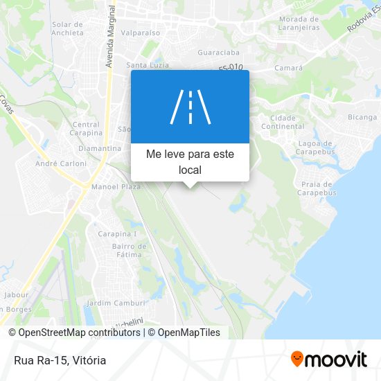 Rua Ra-15 mapa