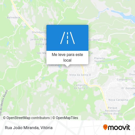 Rua João Miranda mapa