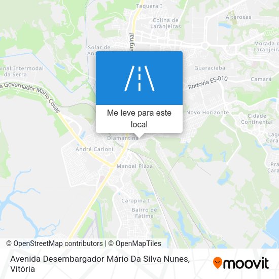Avenida Desembargador Mário Da Silva Nunes mapa