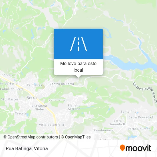 Rua Batinga mapa