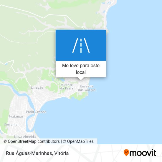 Rua Águas-Marinhas mapa