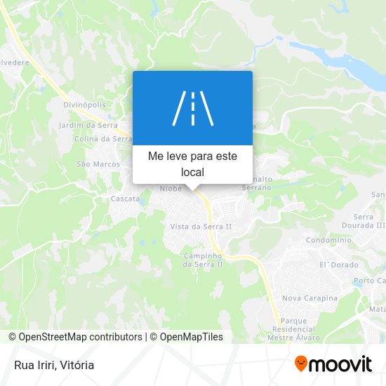 Rua Iriri mapa