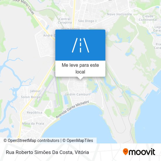 Rua Roberto Simões Da Costa mapa