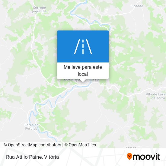 Rua Atilio Paine mapa