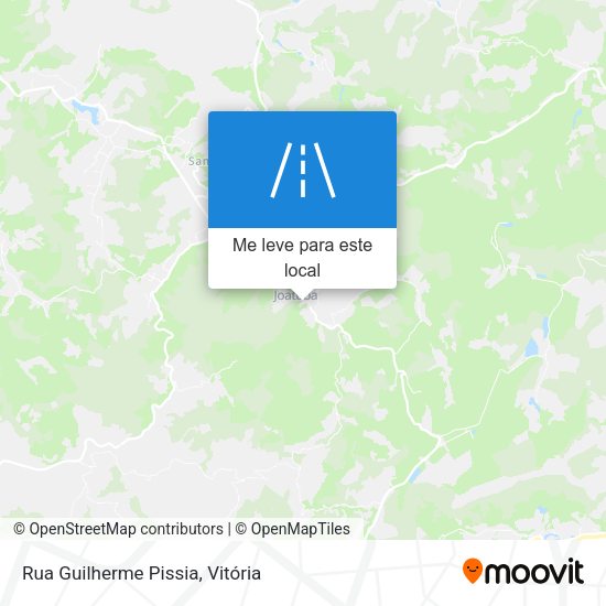 Rua Guilherme Pissia mapa