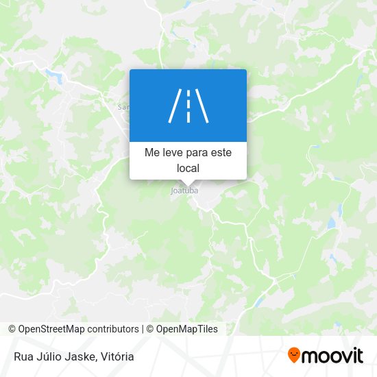 Rua Júlio Jaske mapa