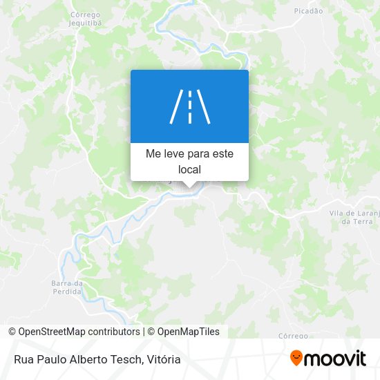 Rua Paulo Alberto Tesch mapa