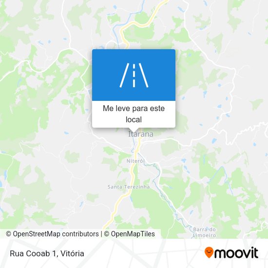 Rua Cooab 1 mapa