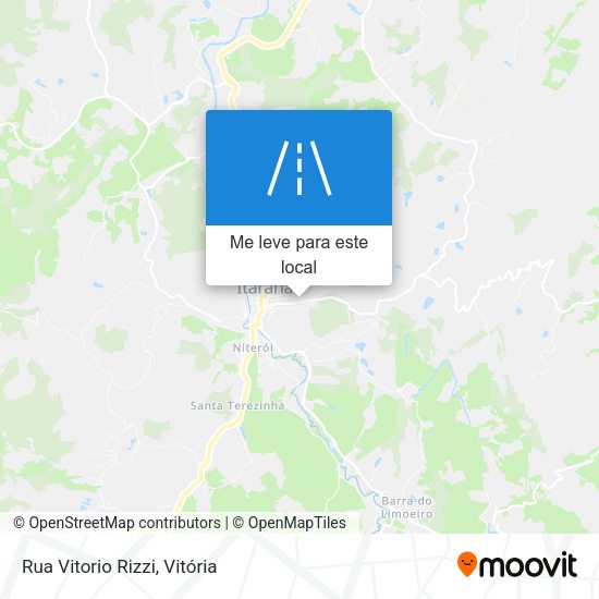 Rua Vitorio Rizzi mapa