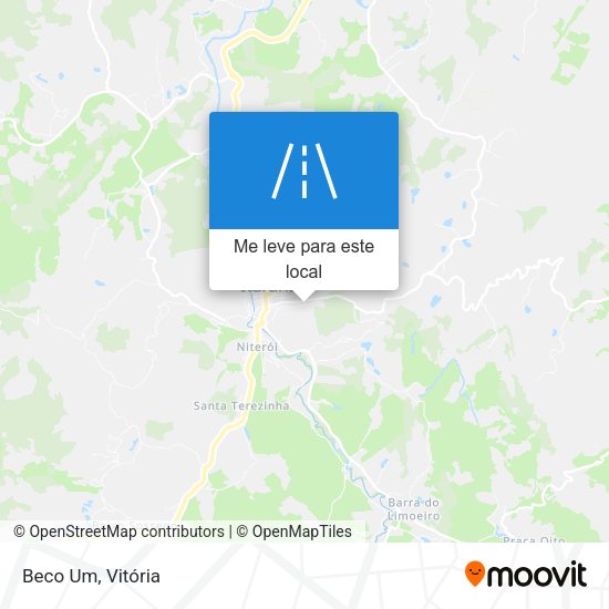 Beco Um mapa