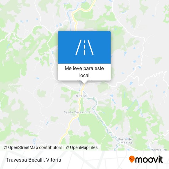 Travessa Becalli mapa