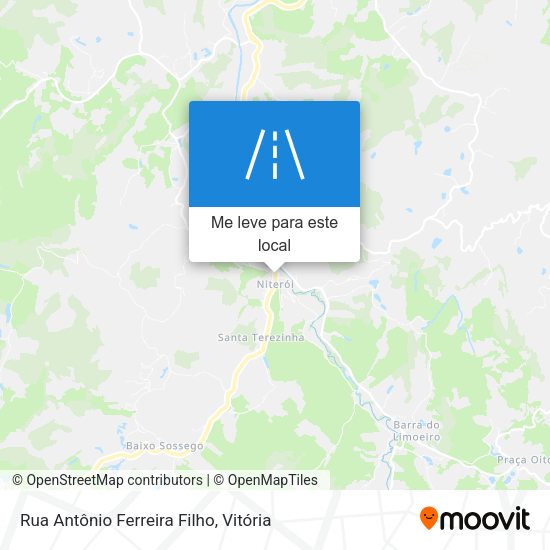 Rua Antônio Ferreira Filho mapa