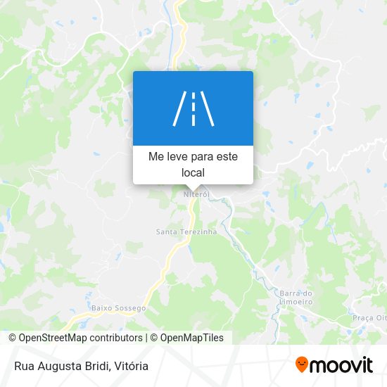 Rua Augusta Bridi mapa