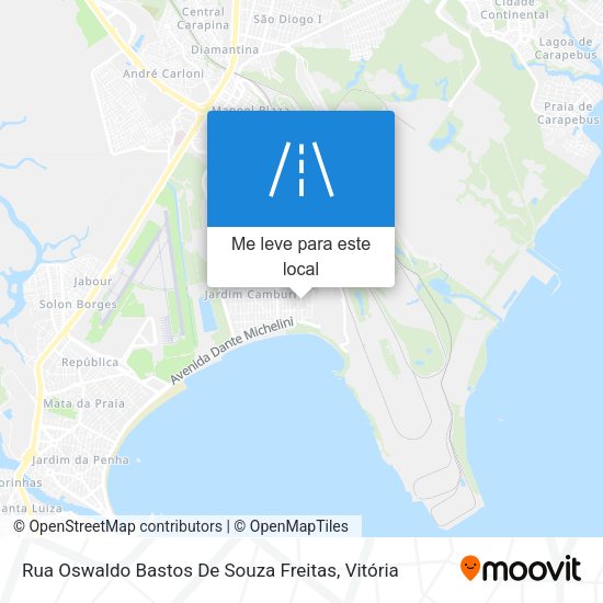 Rua Oswaldo Bastos De Souza Freitas mapa
