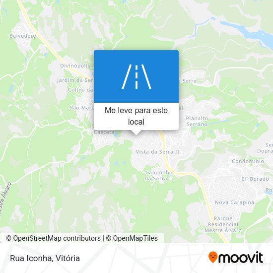 Rua Iconha mapa