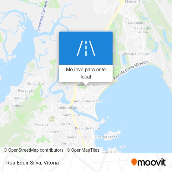Rua Eduir Silva mapa