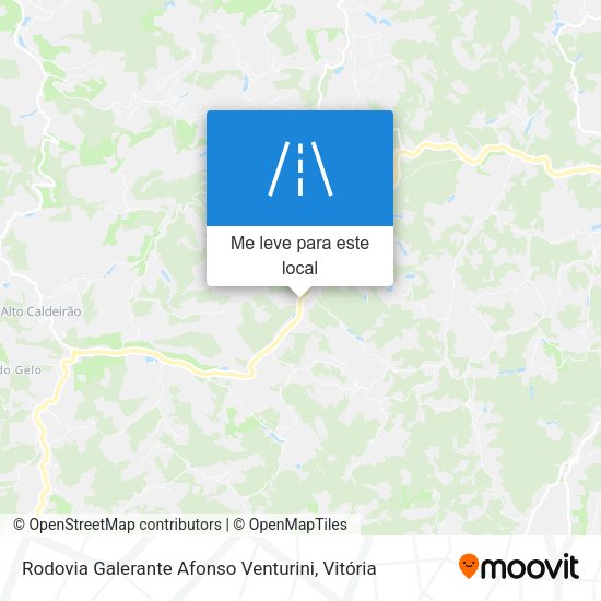Rodovia Galerante Afonso Venturini mapa