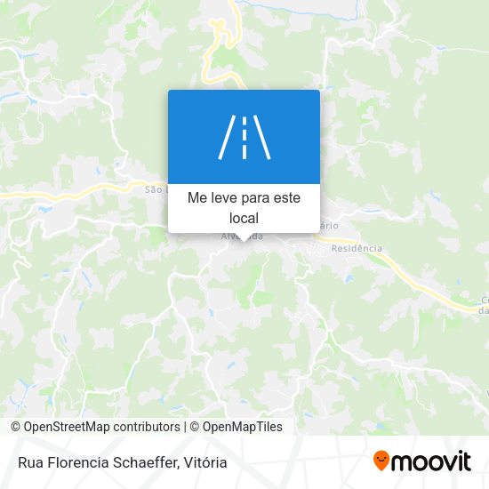 Rua Florencia Schaeffer mapa