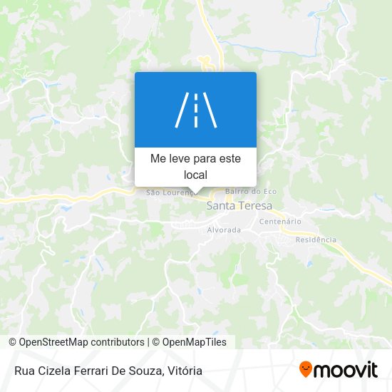 Rua Cizela Ferrari De Souza mapa