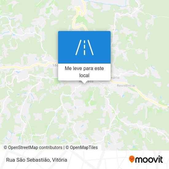 Rua São Sebastião mapa