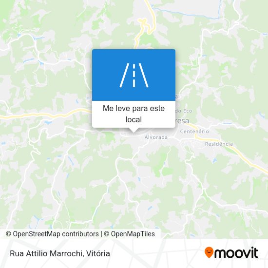 Rua Attilio Marrochi mapa
