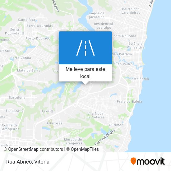 Rua Abricó mapa