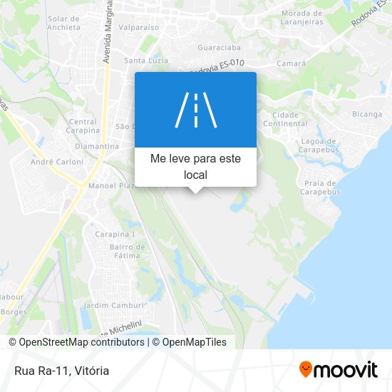 Rua Ra-11 mapa