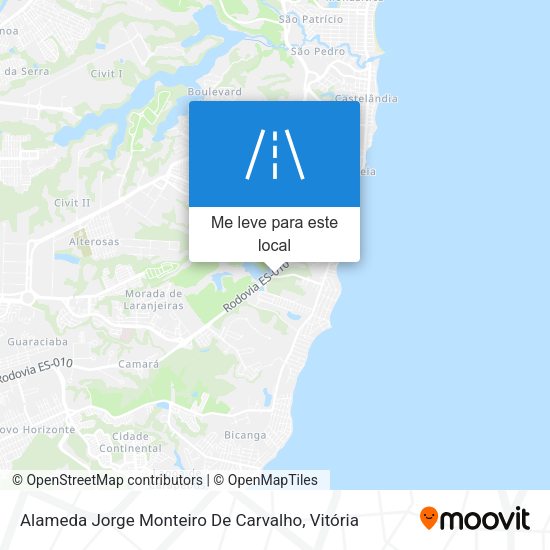 Alameda Jorge Monteiro De Carvalho mapa