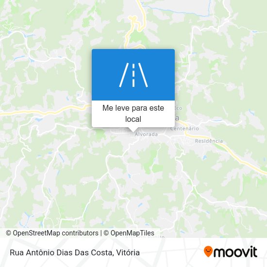 Rua Antônio Dias Das Costa mapa
