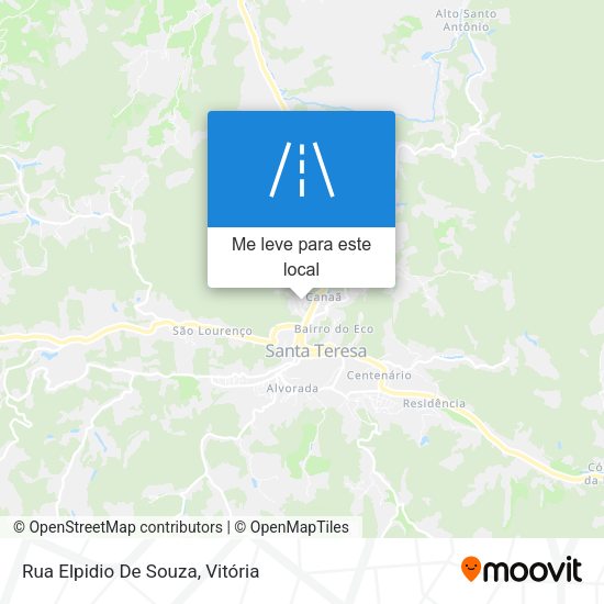 Rua Elpidio De Souza mapa