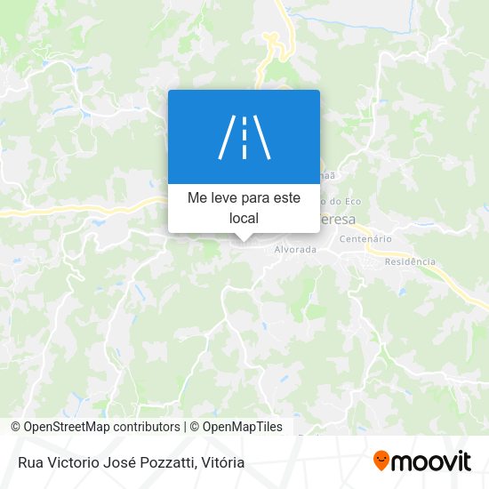 Rua Victorio José Pozzatti mapa