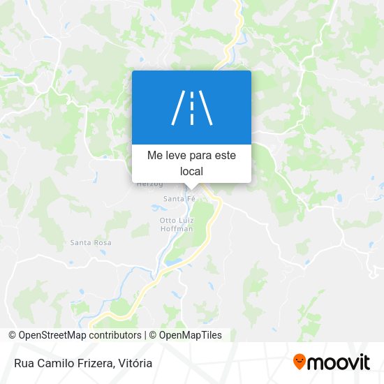 Rua Camilo Frizera mapa