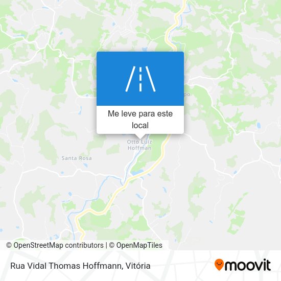 Rua Vidal Thomas Hoffmann mapa