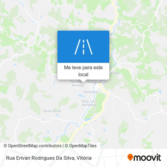Rua Erivan Rodrigues Da Silva mapa