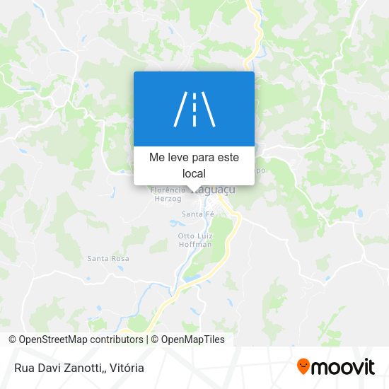 Rua Davi Zanotti, mapa