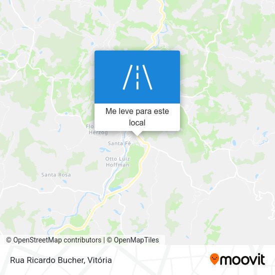 Rua Ricardo Bucher mapa