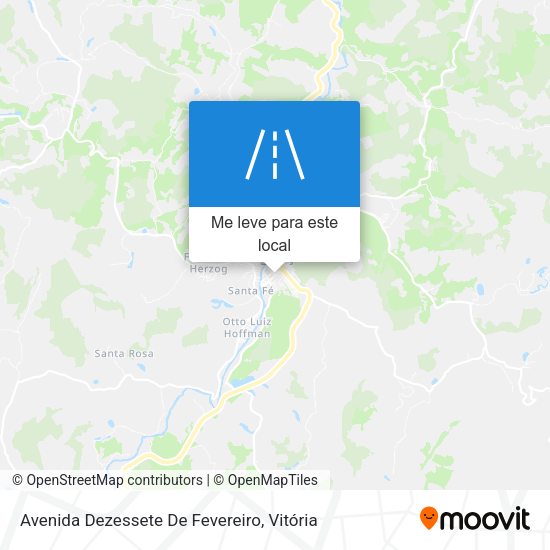 Avenida Dezessete De Fevereiro mapa