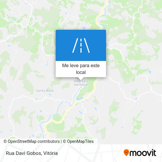 Rua Davi Gobos mapa