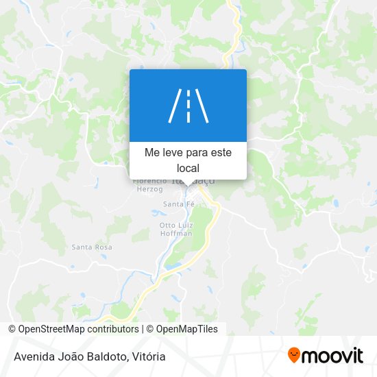 Avenida João Baldoto mapa