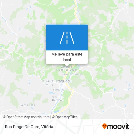 Rua Pingo De Ouro mapa