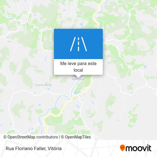 Rua Floriano Faller mapa