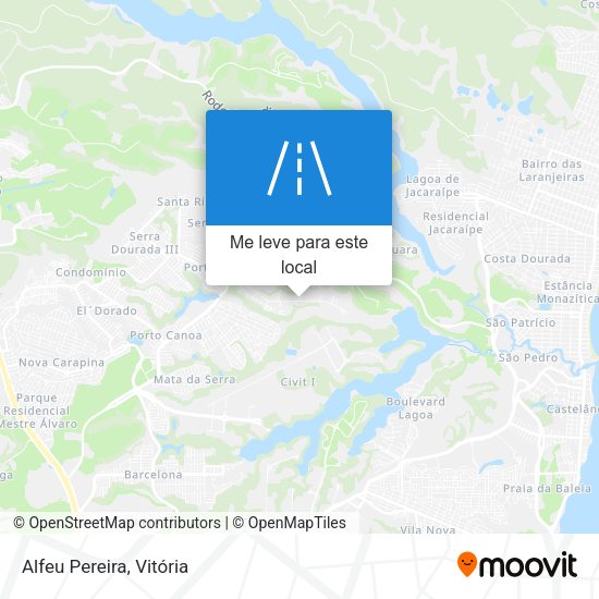 Alfeu Pereira mapa