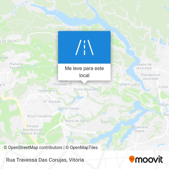 Rua Travessa Das Corujas mapa