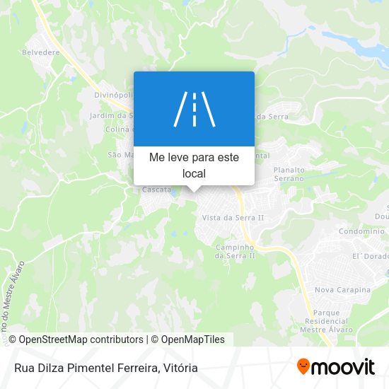 Rua Dilza Pimentel Ferreira mapa