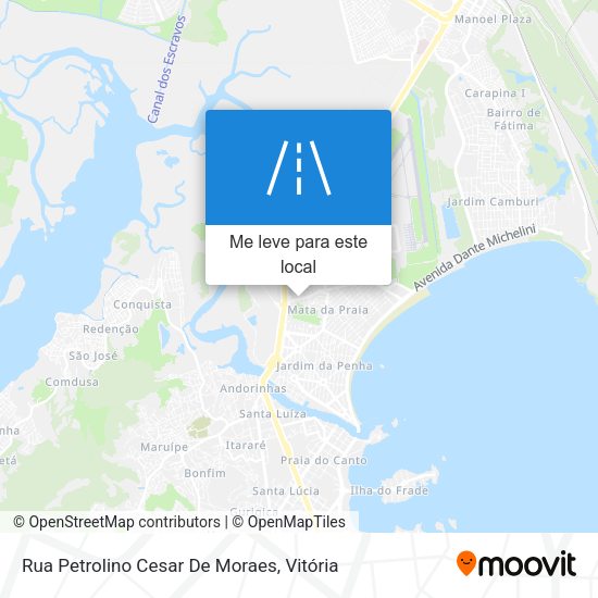 Rua Petrolino Cesar De Moraes mapa
