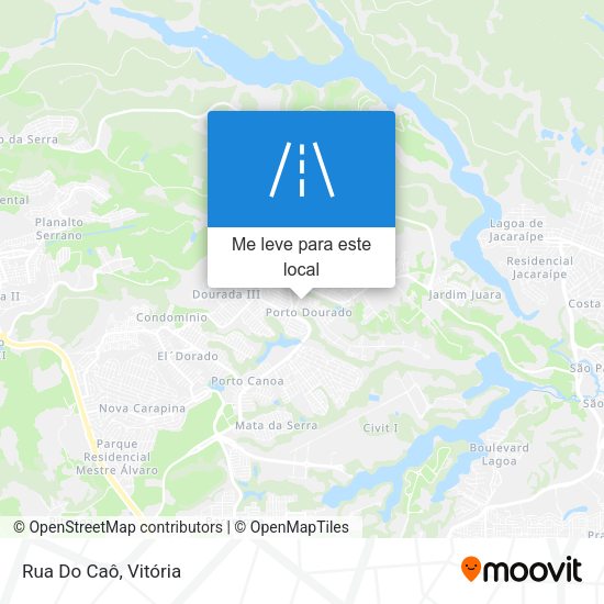 Rua Do Caô mapa