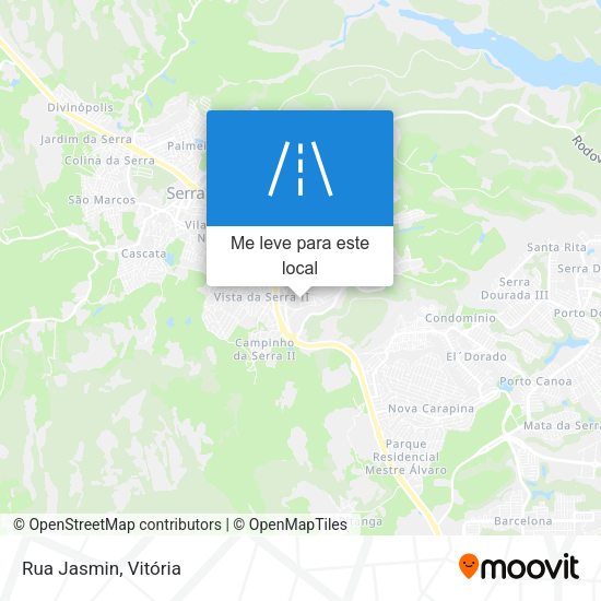 Rua Jasmin mapa