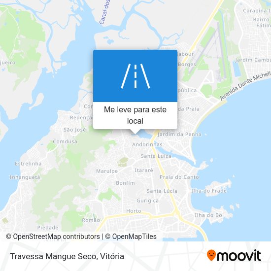 Travessa Mangue Seco mapa